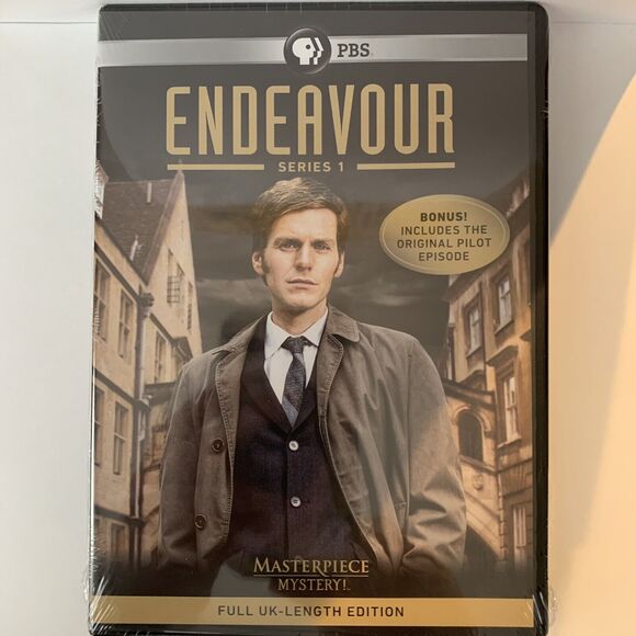 Endeavour: Series 1 (DVD, 2013, 3-Disc Set, Original UK Edition) NEW - Picture 1 of 2